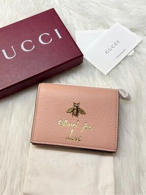 Gucci Limited Edition Blind For Love Bifold Wallet